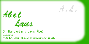 abel laus business card